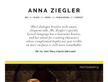 Tablet Screenshot of annabziegler.net